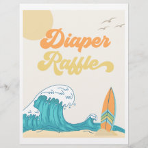 Baby shower voor Surf met luierspoeling | |Surf