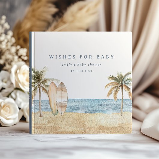 Baby shower voor Surven aan de kust Gastenboek