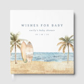 Baby shower voor Surven aan de kust Gastenboek (Voorkant)