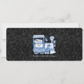  Baby shower voor treinkaartjes Kaart (Achterkant)