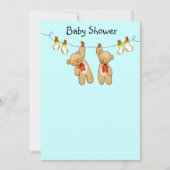 Baby shower voor tweeling (jongen) kaart (Voorkant)