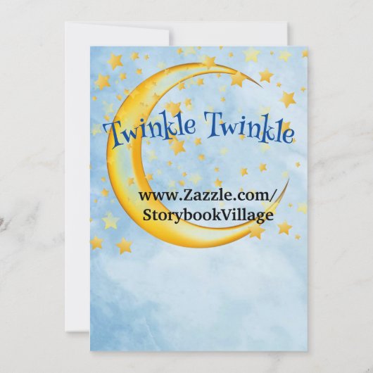 Baby shower voor tweelingjongens, platte Kaart (Achterkant)