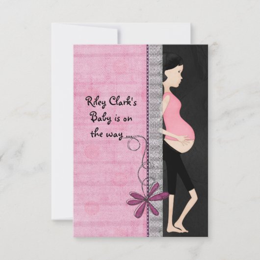 Baby shower voor verwachtingsmoeder kaart (Voorkant)