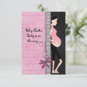 Baby shower voor verwachtingsmoeder kaart (Staand voorkant)