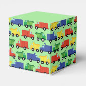 Baby shower voor vrachtwagens bedankdoosjes (Achterkant)