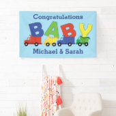 Baby shower voor vrachtwagens spandoek (Insitu)