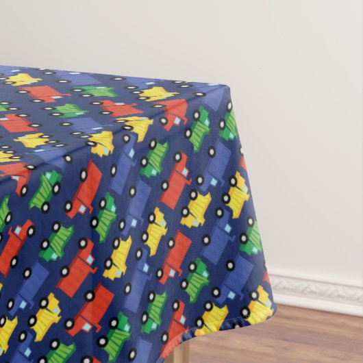 Baby shower voor vrachtwagens tafelkleed (Voorbeeld)