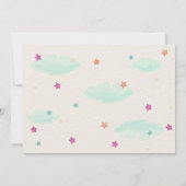 Baby shower voor warmluchtballon kaart (Achterkant)