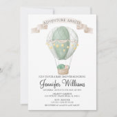 Baby shower voor warmluchtballon kaart (Voorkant)