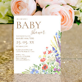 Baby shower voor weidebloemen
