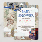  Baby shower voor wereldwijde reizen Kaart (Voorkant / Achterkant)