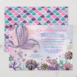 Baby shower voor whimsical Mermaid Pool Party Ocea Kaart