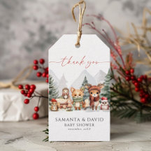 Baby shower voor winterbosdieren