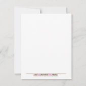 Baby shower voor zeilboot met zeilboot 4x5 kaart (Achterkant)