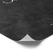 Baby shower voor zonnebloemen, herfst. poster (Hoek)