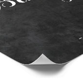 Baby shower voor zonnebloemen, herfst. poster (Hoek)