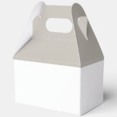 Baby shower-voorkeurskist bedankdoosjes (Achterkant)