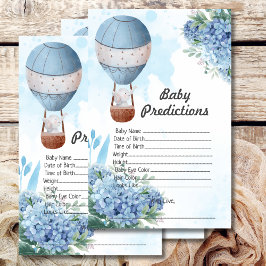 Baby shower voorspelling olifant heteluchtballon