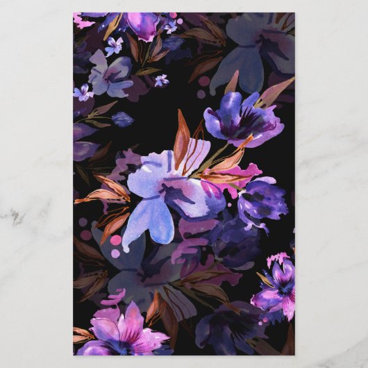 Baby shower Voorspelling Paarse roze lavendel (Achterkant)