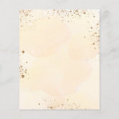 Baby shower voorspelling zonnebloemen eucalyptus (Achterkant)