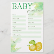 Baby shower voorspellingsspel komt binnenkort uit 