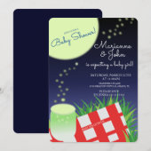 Baby shower vuurvliegt Schilderachtig Uitzicht Kaart (Voorkant / Achterkant)