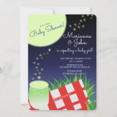 Baby shower vuurvliegt Schilderachtig Uitzicht Kaart (Voorkant)