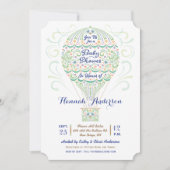 Baby shower Warm luchtballon Genderneutraal Kaart (Voorkant)