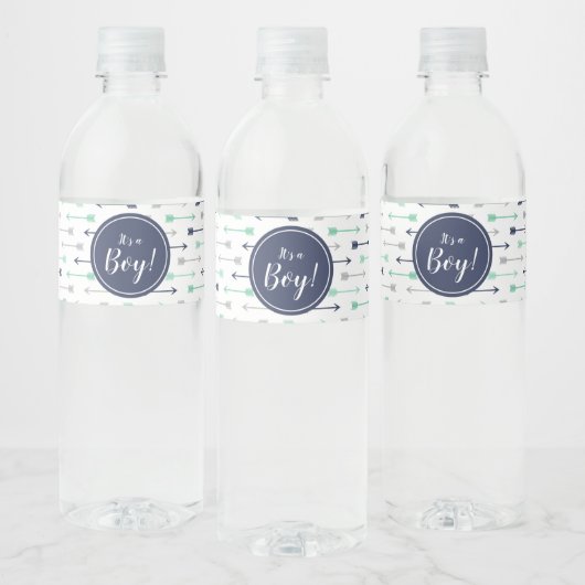 Baby shower water flesetiketten waterfles etiket (Flessen)