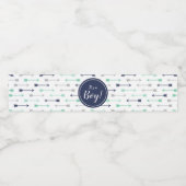 Baby shower water flesetiketten waterfles etiket (Enkel label)