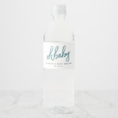 Baby shower waterfles etiket (Voorkant)