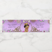 Baby shower Waterflesetiketten, Royal Baby shower Waterfles Etiket (Enkel label)