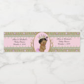Baby shower Waterflesetiketten, Royal Baby shower Waterfles Etiket (Enkel label)