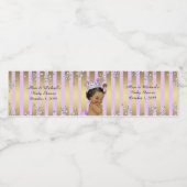 Baby shower Waterflesetiketten, Royal Baby shower Waterfles Etiket (Enkel label)