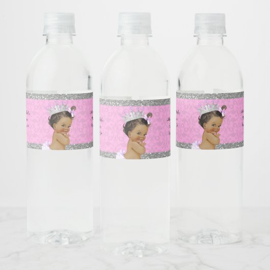Baby shower Waterflesetiketten, Royal Baby shower Waterfles Etiket (Flessen)