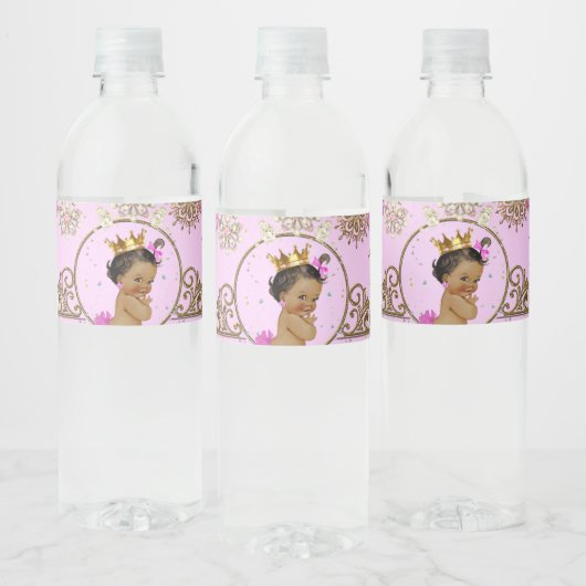 Baby shower Waterflesetiketten, Royal Baby shower Waterfles Etiket (Flessen)