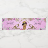 Baby shower Waterflesetiketten, Royal Baby shower Waterfles Etiket (Enkel label)