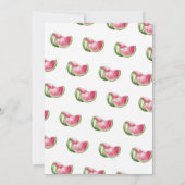 Baby shower watermeloen kaart (Achterkant)