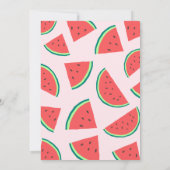 Baby shower watermeloen kaart (Achterkant)