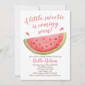 Baby shower watermeloen kaart (Voorkant)