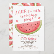 Baby shower watermeloen