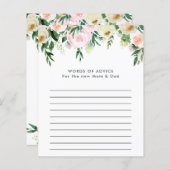 Baby shower waterverf (Voorkant / Achterkant)