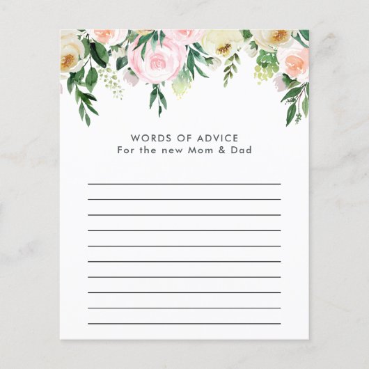 Baby shower waterverf (Voorkant)