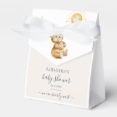 Baby shower Waterverf Beer Sunshine Bedankdoosjes (Voorkant Zijde)