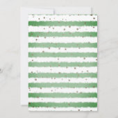 Baby shower Waterverf bossen Kaart (Achterkant)