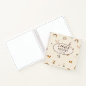 Baby shower Waterverf diersoort Notitieboek (Binnen)