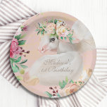 Baby shower Waterverf Floral Eenhoorn gepersonalis Papieren Bordje<br><div class="desc">Dit moderne ontwerp heeft een eenhoorn met een kroon van waterverf bloemen. Gepersonaliseerd met jouw namen en Baby shower party details door het bewerken van de tekst in het tekstvak voorzien. #unicorns #unicorn #unicornparty #party #babyshower #babysprinkle #babygirl #girl #baby #unicornlover #unicornlife #unicornlovers #love #unicornstuff #unicornvibes #loveunicorns #unicornlove #unicornstyle #cute #unicorngirl...</div>
