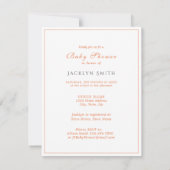 Baby shower Waterverf Racoon Muis Vlinders Kaart (Achterkant)