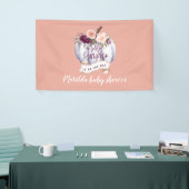 Baby shower waterverf spandoek (Beurs)