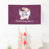 Baby shower waterverf spandoek (Insitu)